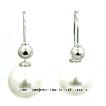 Хорошее качество и ювелирные изделия перлы серьги перлы 8 мм 6 мм милые девушки мода жемчужина женщин E6364